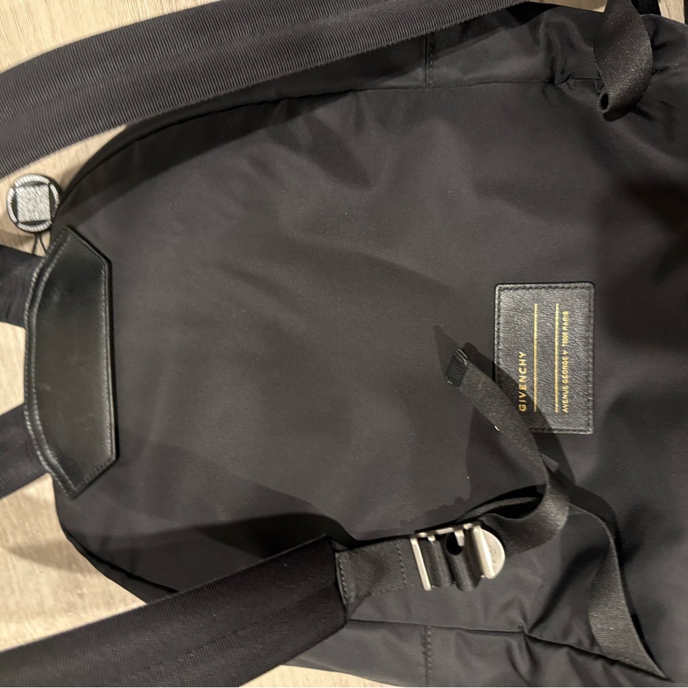 Givenchy Black Backpack With Logo Patch Nwot - image 3